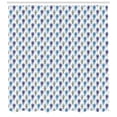 thumbnail image 2 of Ambesonne Peacock Shower Curtain, Creative Line Art Feathers, 69"Wx84"L, Multicolor, 2 of 2