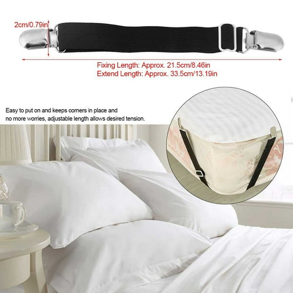 Bed Sheet Fasteners, Bed Sheet Holder Straps, Mattress Sheet Fasteners Holder Mattress Sheets Grippers For Fitted Sheets, Blankets