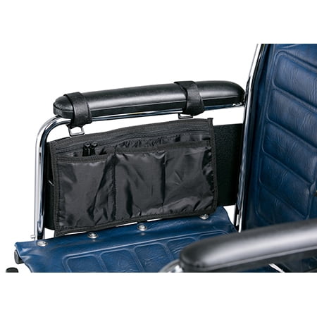 Secure Wheelchair or Walker Pouch / Bag, Black - One Year Warranty - 0