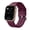 Purple Red, variant on LNGOOR Silicone Sport Replacement Watch Band Strap for Apple Watch Series 1, 2, 3, 4, 5, 6 (Purple Red/38mm/40mm)