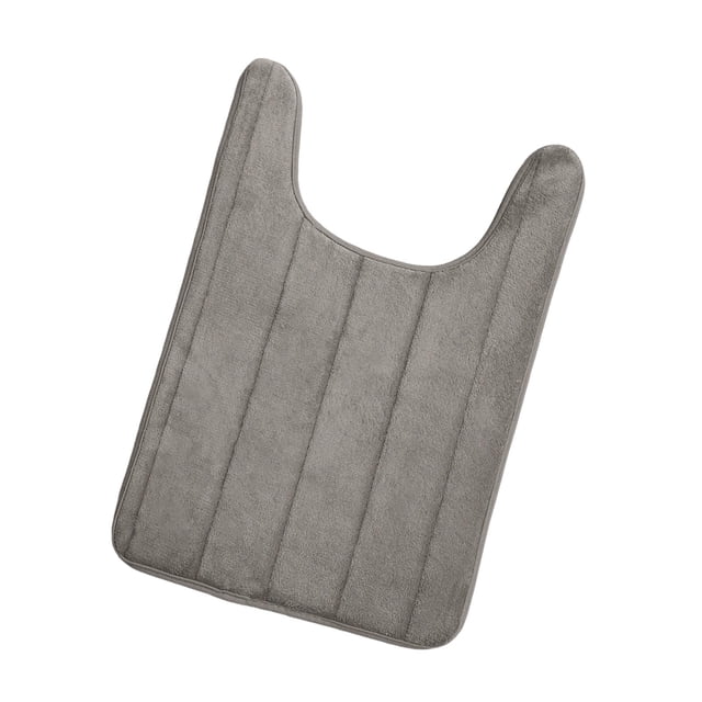 Alfombra de baño absorbente, alfombras de ducha suaves y lavables para el hogar, decoración del hogar en forma de U, alfombra de Pedestal de inodoro C Gloria Alfombra de baño