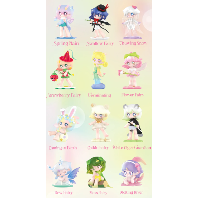 MART AZURA Serie Fantasía del Día de Primavera Caja Sorpresa Figura de Acción Original Modelo de Cartoon Regalo Juguete Colección