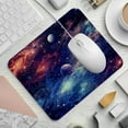 thumbnail image 2 of Galactic Printed Square Desk Pad, 8.3x9.8 Inch Non-Slip Rubber Bottom Gaming Mousepad, Desk Mat for Office and Gaming, 2 of 6