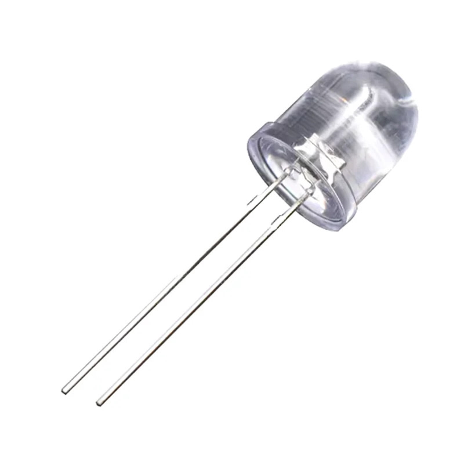 10Pcs F10 10mm LED 5 Colors Red Blue Yellow Green White Transparent Ultra Bright Round LED Light Emitting Diode Lamp - GREEN