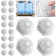 thumbnail image 3 of Ruedas Giratorias 20 Piezas Adhesiva para Muebles Pequeños (bola Goma Blanca), 3 of 5