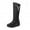 Black, variant on Fesfesfes Fuzzy Boots for Women Warm Thick Cotton Down Cloth Space Cotton High US:7(39)