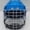 Blue, variant on DYNWAVECA Hockey Helmet Rugby Helmet, Protector Breathable Portable with Cage for Adults Practice Indoor Training Competition 52cm to 58cm
