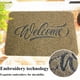 thumbnail image 1 of Fiudx Ofertas relámpago del día, solo en línea Nueva alfombra de puerta con letras, alfombra antideslizante para dormitorio, sala de estar, 1 of 3