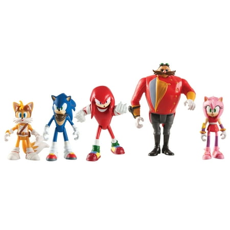 Sonic the Hedgehog Sonic Boom Multi-Figure Pack Articulated Action Figure Set, 5 (Best Of Sonic The Hedgehog Rivals)