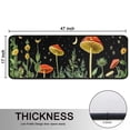 thumbnail image 5 of Kitchen Rugs Sets Of 2,Red Mushroom Star Black Pattern Anti Fatigue Kitchen Mat Rugs Non Slip Washable,Decorative Kitchen Floor Mats for Kitchen,Sink,Laundry,17"x47"+17"x47", 5 of 5