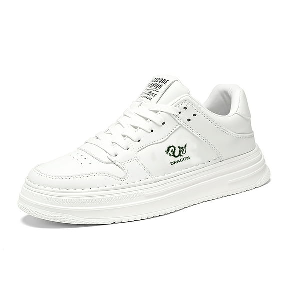 Dragon casual funny shoes for men comfortable soft white all-match fashion animals birthday classic shoes