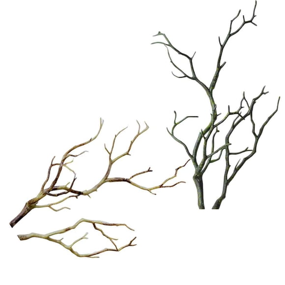 3pcs Large Wedding Decoration Branch Simulation Plastic Dried Tree Branches; Tree Branches Artificial Fake Foliage Plant