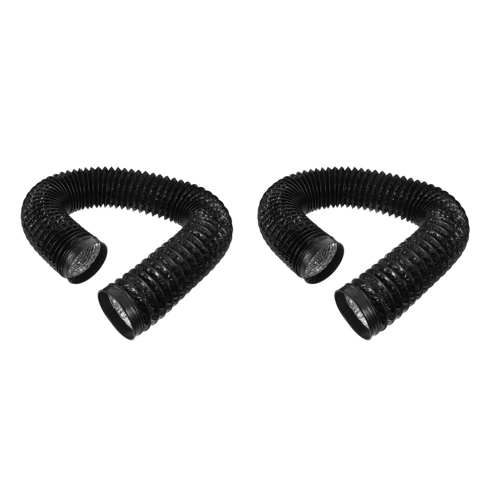 UPGRATOR 2-Pack Flexible Aluminum Dryer Vent Hose, Heavy Duty Air Duct for Dryer Exhaust, Ventilation, Heating & Cooling Systems