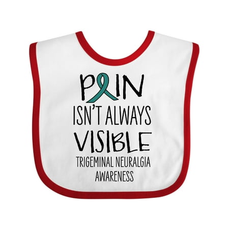 

Inktastic Trigeminal Neuralgia Awareness Pain Isn t Always Visible Gift Baby Boy or Baby Girl Bib