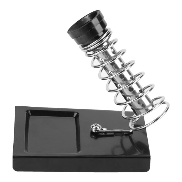 Soporte de soldador ANGGREK Metal Negro para trabajos de soldadura