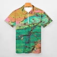 thumbnail image 3 of Vesuvius Volcano Pyroxene Rock Thin Section Microscope Photograph Men Zipper T-shirt Summer Casual Short Sleeve T-shirt Top, 3 of 7