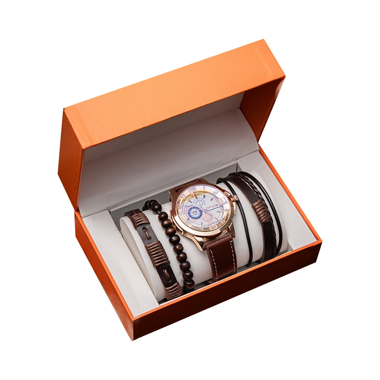 Men'S Watch Men's Watch Set Father's Day Gift Box Quartz Watch