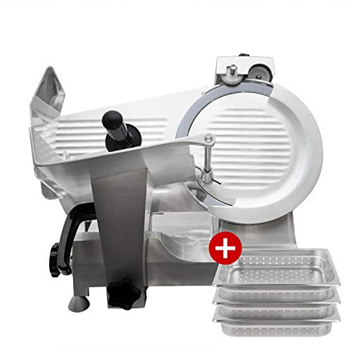 Commercial Meat Slicer 14 Inch Blade, Heavy Duty Food Slicer Aluminum
