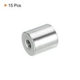 thumbnail image 3 of Unique Bargains Round Coupling Nut M10 to M4 Adapter Screw Thread Convert Sleeve Connector Rod Bar Stud Tube Nut Silver 15 Pack, 3 of 4