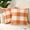 Orange and White, variant on Pack of 2 Fall Buffalo Check Throw Pillow Covers Plaids Farmhouse Throw Pillows Linen Soft Decorative Couch Pillow Covers Home Decor Cushion Case for Sofa Bedroom 20x20 Inch Orange and White