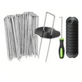 thumbnail image 3 of Garden Peg Set Ground Membrane Pegs with Tools Garden Pegs Ground Mat Pegs, 3 of 10
