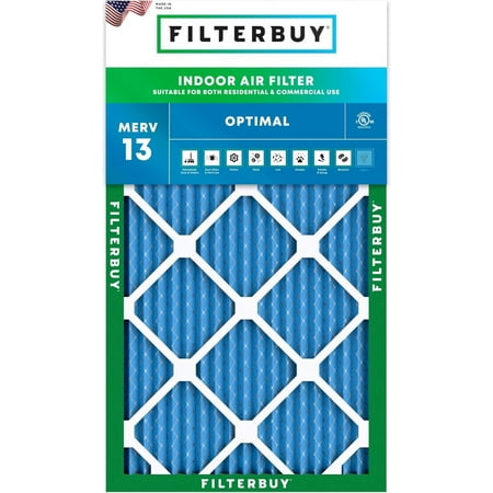 

Filterbuy 18x36x1 MERV 13 Pleated HVAC AC Furnace Air Filters (1-Pack)