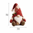 thumbnail image 2 of Knisume Christmas Gnome DIY Patchwork Kit - Sewing Craft for Adults Beginners, Christmas Decorations Indoor with Fabric Holiday Home Decor, 2 of 3