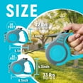 thumbnail image 2 of LIEVUIKEN Retractable Dog Leash Automatic Telescopic Tractor Dog Tape, Pet Tape 10/16 FT Durable and Convenient, with Non-Slip Handle, Suitable for Sm_Gift Of G, 2 of 4