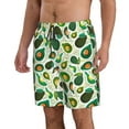 thumbnail image 2 of Naloa Green Avocado (2) Men's Beach Shorts, Surfing shorts, Swim trunks, Quick Dry Swim Trunks for Surfing Beach Fun - Small, 2 of 9