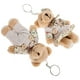 thumbnail image 2 of KAKOWELY 2 llaveros de oso de peluche, llavero de mochila, llavero colgante, 2 of 4