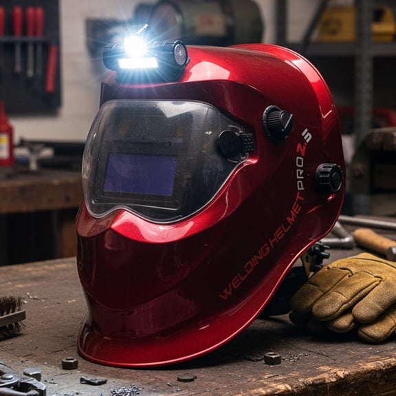 Welding Helmets,Auto Darkening Welding Helmet,Solar Powered True Color Welding Hood 2 Arc Sensor Wide Shade 9-13 Welding Mask with Grinding