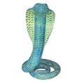 thumbnail image 3 of Estatua de serpiente del zodiaco chino, figura de serpiente, coleccionable, gabinete, escultura de resina Azul, 3 of 9