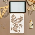 thumbnail image 3 of 1 pc Phoenix Large Stencils 8.3x11.7" Firebird Painting Stencils Flying Phoenix Drawing Stencils Mythical Phoenix Stencils Brilliant Phoenix Templates Flame Phoenix Templates for Wall Decor, 3 of 9