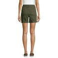thumbnail image 5 of Time and Tru Women's Pull-On Shorts, 5 of 6