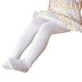 thumbnail image 2 of 2-12 Y Elastic Waist Premium Cotton Girls Pantyhose Ultra Soft Solid Color Twist Pattern Kids Leggings for Daily Wear, 2 of 8