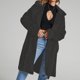 thumbnail image 4 of Prendas de abrigo para mujer, abrigo cálido de piel sintética para mujer, chaqueta de invierno con cuello vuelto sólido Odeerbi ODB-3, 4 of 6