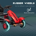 thumbnail image 5 of Aosom Kids Pedal Go Kart W/ Adjustable Seat, Rubber Wheels, Red, 5 of 9
