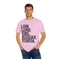 thumbnail image 4 of Uplifting Christianity Statements Devotee Distressed Line Vintage Religious Advantages Uplifting Scriptures Unisex Garment-Dyed T-shirt, 4 of 4