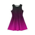 thumbnail image 5 of Grblisyd Girls Summer Dress Casual Sleeveless Gradient A-line Dress Flowy Crew Neck Tank Dress 7-8 Years, 5 of 5