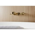 thumbnail image 4 of Kingston Brass KS5023AL  Two-Handle Wall Mount Roman Tub Faucet, Antique Brass, 4 of 7