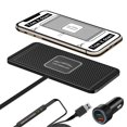thumbnail image 1 of Cargador de coche inalámbrico TASUMATO QC 3.0 USB 15W para iPhone y Android, 1 of 9