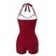 thumbnail image 3 of Traje de baño de una pieza para mujer Trajes de baño para mujer Traje de baño de cuello en V para mujer Trajes de baño para mujer Traje de baño de moda de playa para mujer Trajes de baño de una pieza, 3 of 4
