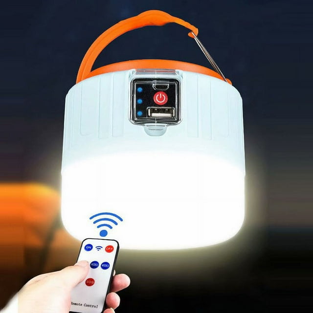 Bombillas solares LED recargables para uso en exteriores, lámparas de bajo consumo, luces opacas para camping, iluminación de puestos e iluminación de mercados nocturnos.