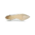 thumbnail image 5 of BLISSFUL STEP Women's Casual Shoes Pointy Toe Clear Rhinestone Ballet Flats Silver 8.5, 5 of 9