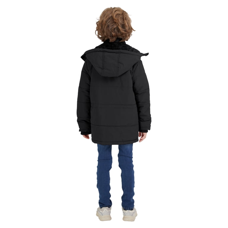 WenVen Boy's Puffer Jacket with Detachable Hood photo 4