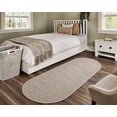 thumbnail image 5 of Koeckritz Rugs Soft & Cozy Warm Taupe Plush Frieze Indoor Oval Area Rug 8' x 10', 5 of 7