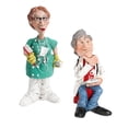 thumbnail image 1 of Estatuas Modernas de Doctor Gloria 2 Uds Figuritas Decoración Coleccionable Rojo 8x5x16cm, 1 of 9