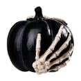 thumbnail image 6 of THOPBPRK Black Halloween Pumpkin Decoration for Home, Gothic Table Centerpiece Decor, Fall Figurine for Party and Seasonal Indoor Display, 6 of 6
