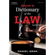 Pre-Owned Oran's Dictionary of the Law (Paperback) 1418080918 9781418080914