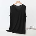 thumbnail image 2 of Besolor Plus Size Pajamas Tank Tops for Women Crew Neck Sleeveless T-Shirts Summer Lightweight Thin Comfy Loose Loungewear Basic Tee Tanks, 2 of 5